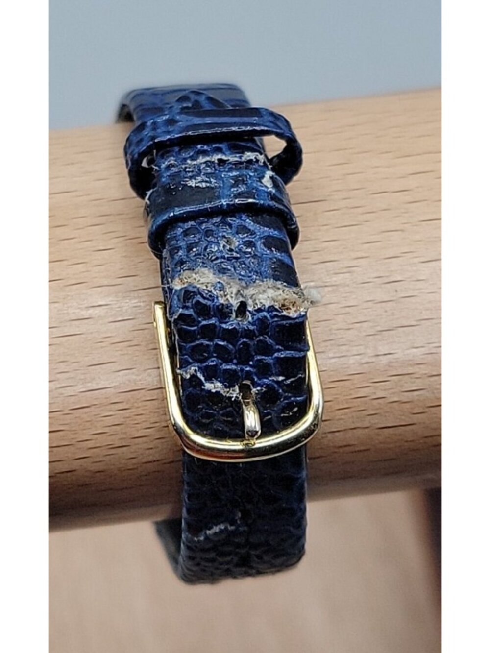 Pierre Nicol Ladies Quartz Watch 6" Sapphire Band & Dial 22mm Geometric Case - Picture 10 of 16